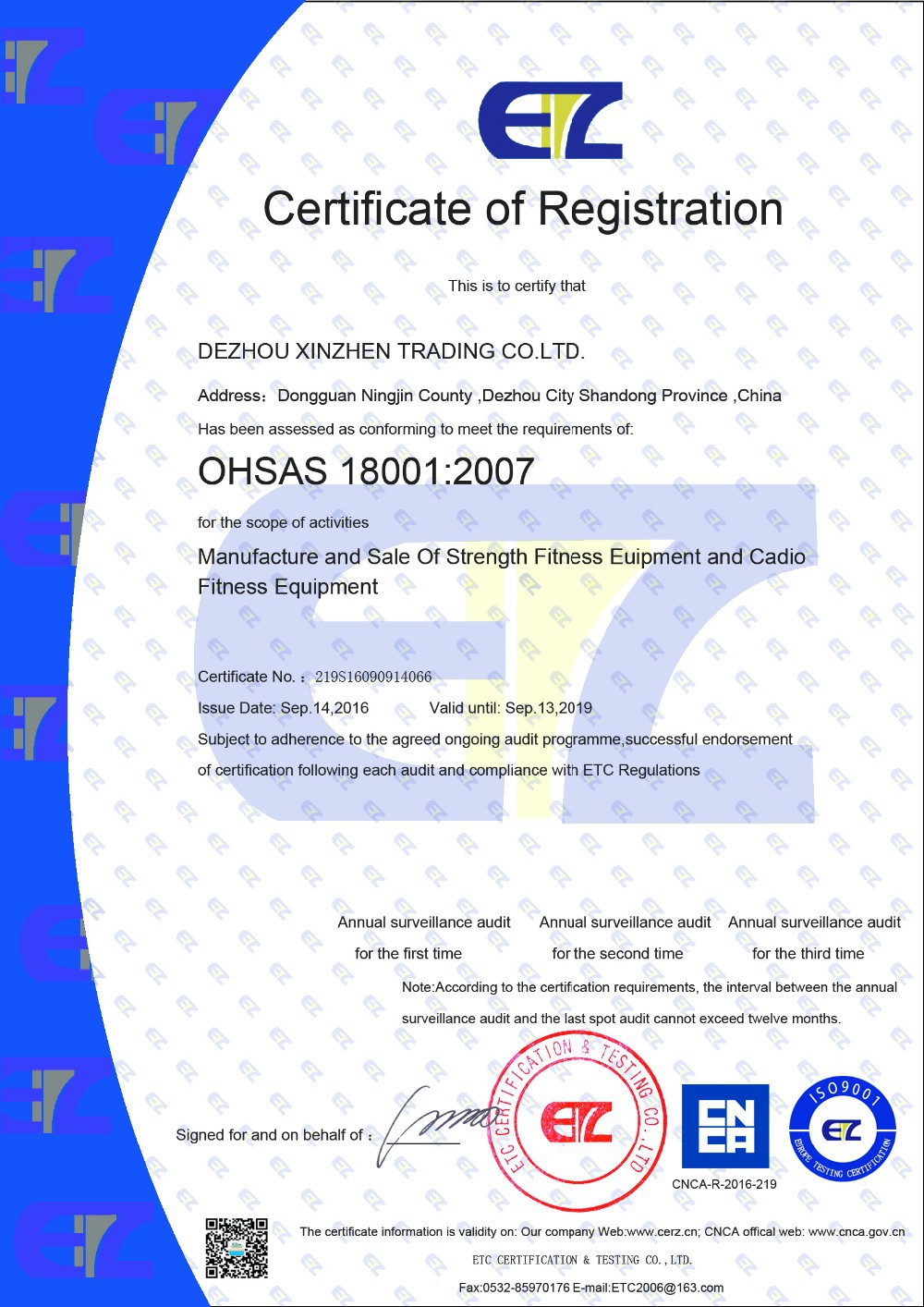 OHSAS 18001 OHSAS 18001